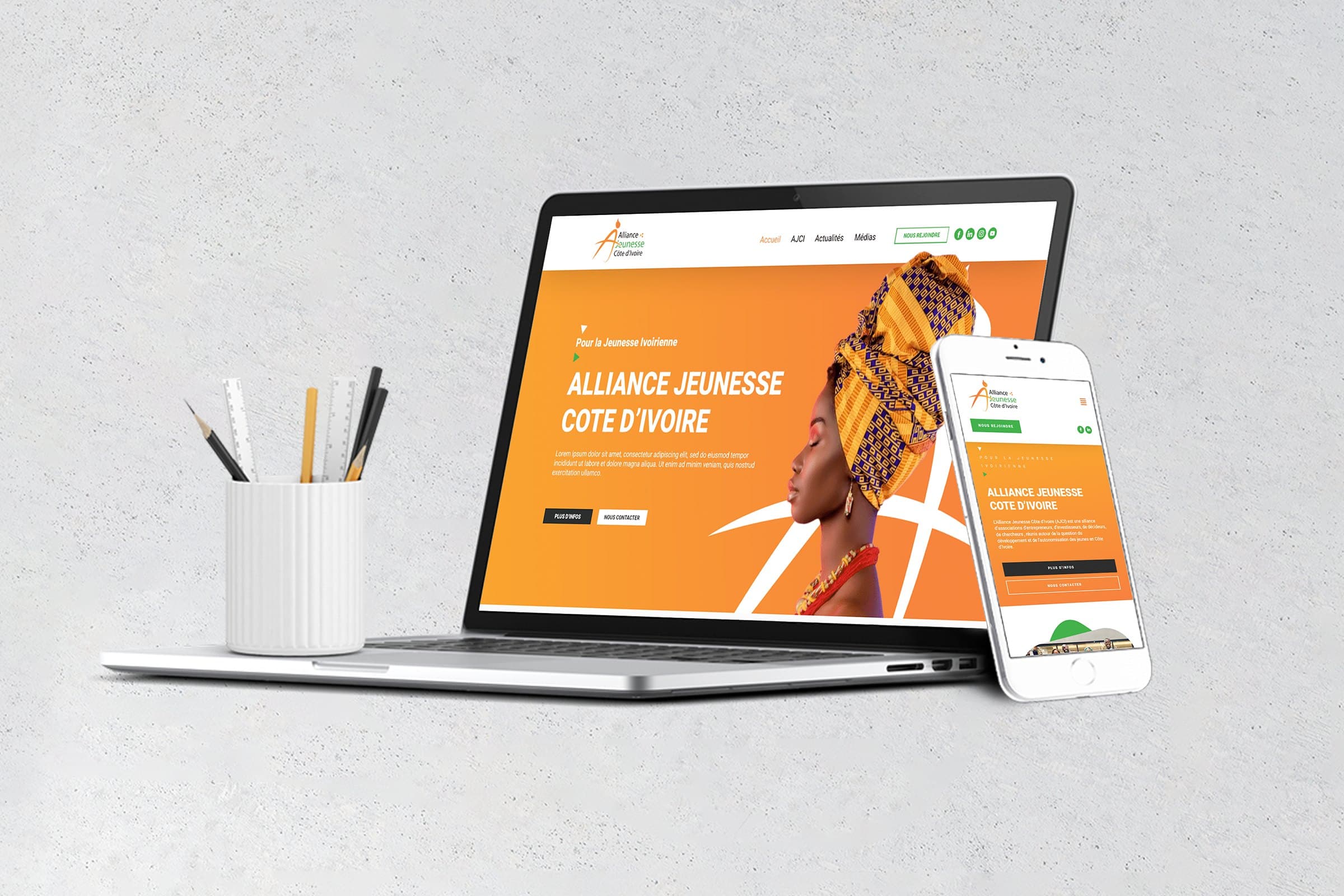 Alliance Jeunesse Côte d’Ivoire website