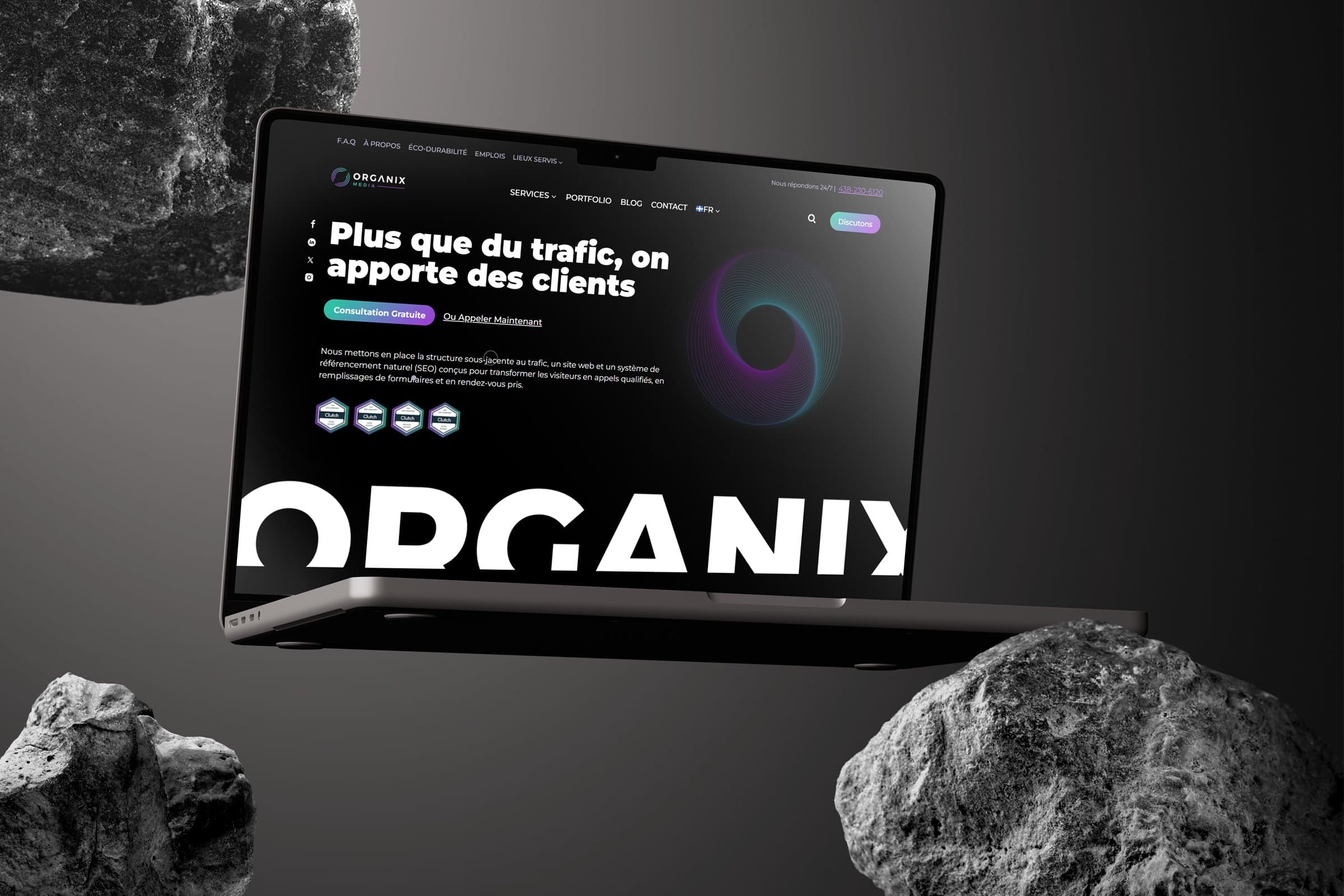 Organix Media website